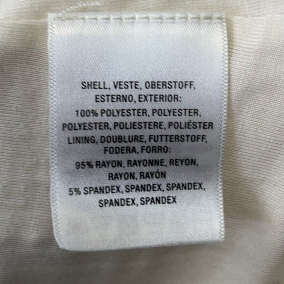 Anthropologie Meadow Rue Ivory Dress Womens Size 6 Pleated Sleeveless Slip - Picture 8 of 9